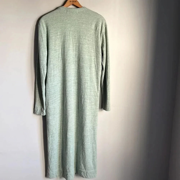 FREE PEOPLE Beach Bicoastal Seaglass Green Comfy Cardigan Duster - Picture 3 of 12